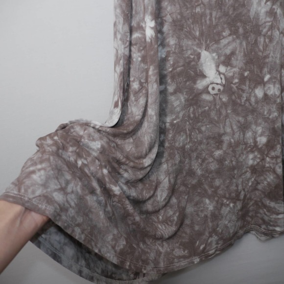 Audrey 3+1 Gray Tie Dye Sleeveless Dress Size M - Picture 4 of 8